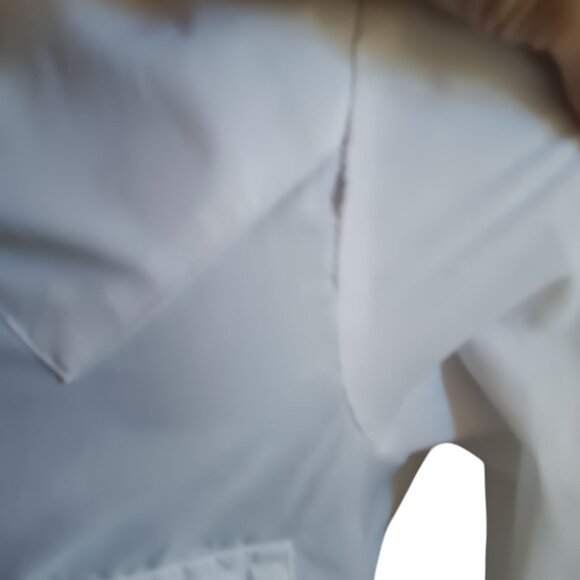 Vintage Medium Western Shirt Tem Tex Western White Ice Cream White 1980's USA - Picture 5 of 6